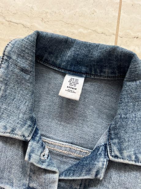 Dievčenská riflova bunda, h&m,140