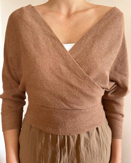 Sveter s netopierími rukávmi, s