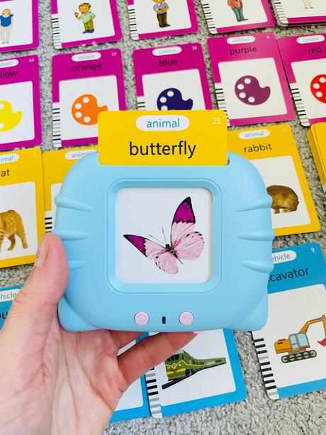 Anglické hovoriace kartičky pre deti, 