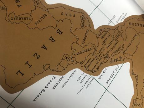 Stieracia / vyskrabavacia mapa, 