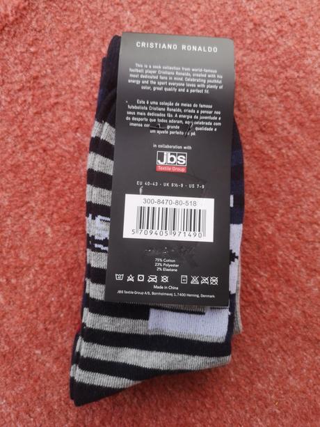 Cristiano ronaldo ponožky 3 páry veľkosť 40-43, 40 / 42 / 44