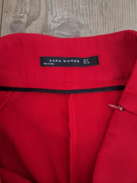 Červené siroke nohavice zara, zara,m