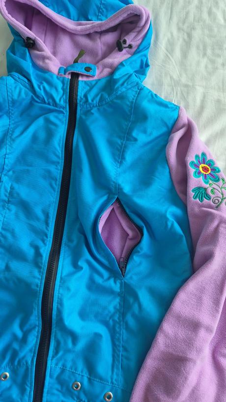 Nosicska bundicka/vesta fleece + sustiak velk.m, ladybug