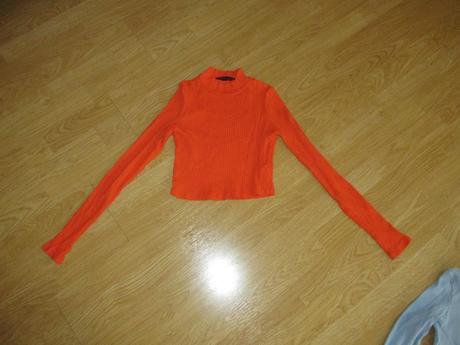 Oranžové tričko v. xxs, sinsay,xs