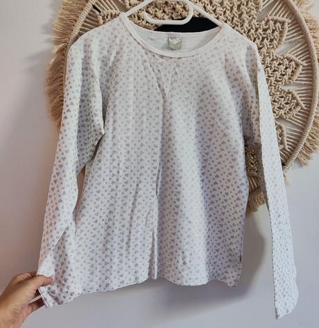 Tričko so striebornými srdiečkami, pepco,158