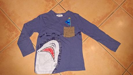 Tricko so zralokom, h&m,110