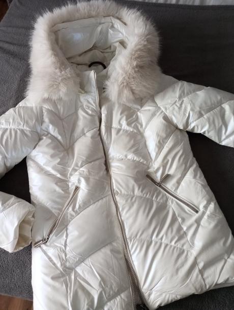 Bunda biela leskla, m