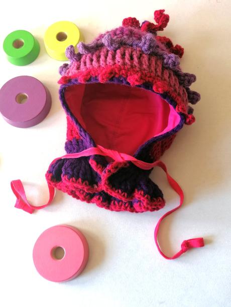 Originálna merino háčkovaná čiapka na 2-6rokov, 98