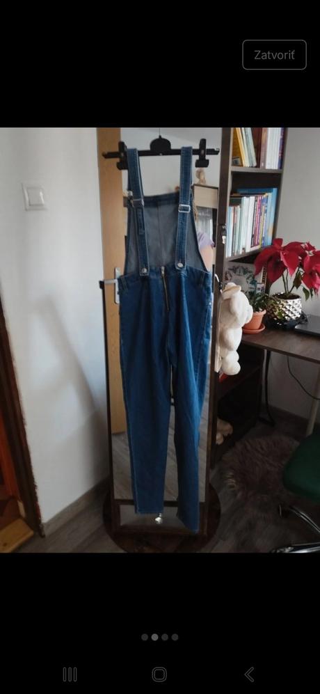 Džínsy na traky, h&m,s