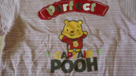 Tricko captain pooh,80, disney,80