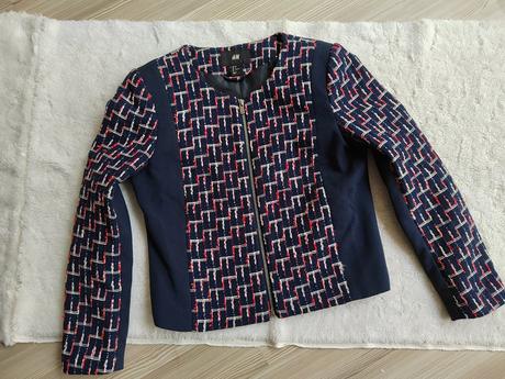 Hrubšie sako na zips, h&m,38