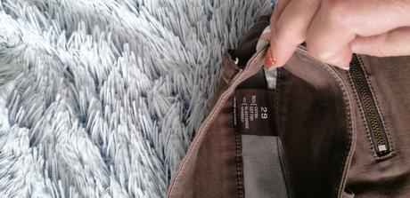 Dámske hnedé nohavice l, 28