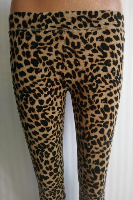 Dámske legíny so vzorom, pink, xs