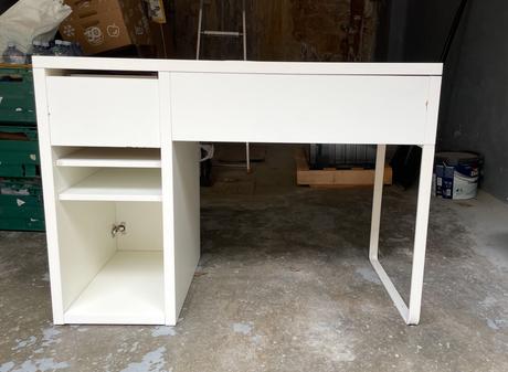 Písací/počítačový stôl ikea micke,biely (105x50cm),