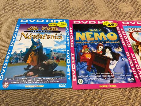 3 ks dvd staršia edícia rozprávok malý nemo, 