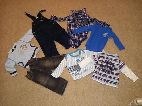 Balík oblečenia pre chlapca 9-12 mesiacov, 68–80