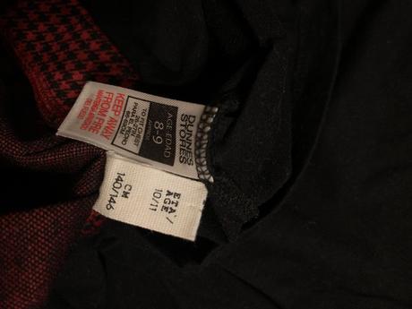 Kockovaná sukňa s tričkom, c&a,140