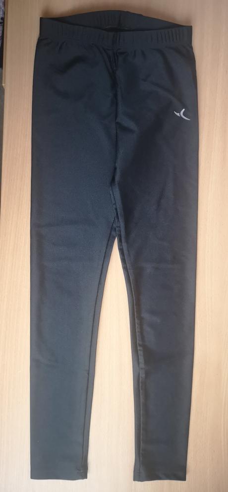 Čierne legíny na gymnastiku a šport, 128