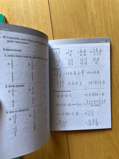 Matematika 7. rocnik - ucebnica + precvičovanie,