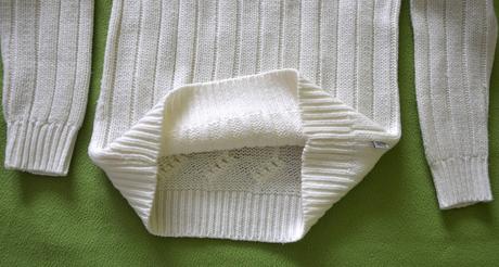 Krásny biely dievčenský pulóver, terranova,140