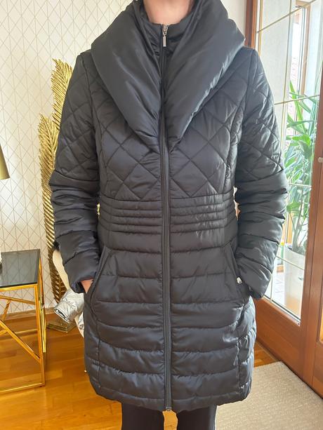 Elegantná čierna bunda, orsay,m