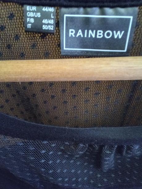 Čierny top  / blúzka, bonprix,46