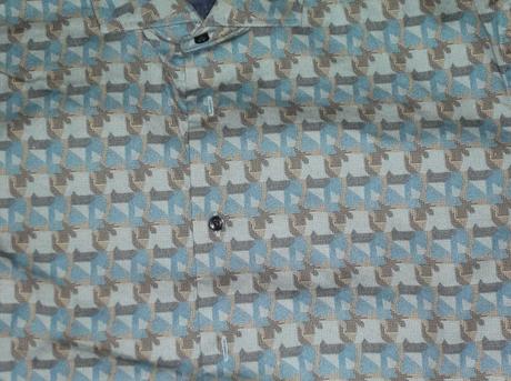 Modro-šedá košeľa, pierre cardin,l