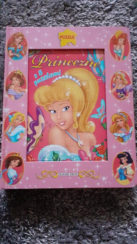 Knižka princezné- puzzle, 