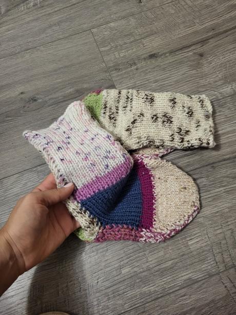 Domáce pletené papučky, 