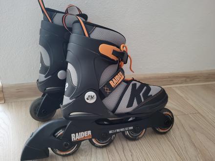 Detské kolieskové korčule k2 raider eur 35-40, 38