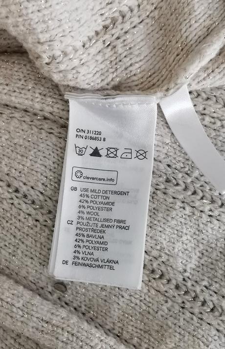 Vlnené šaty h&m 122/128, h&m,122