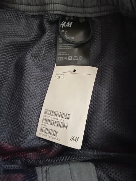Šortky kupacie vel.l, h&m,l