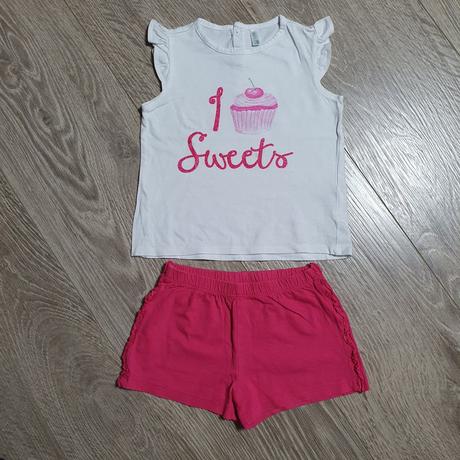 Súprava tričko + šortky, idexe,86