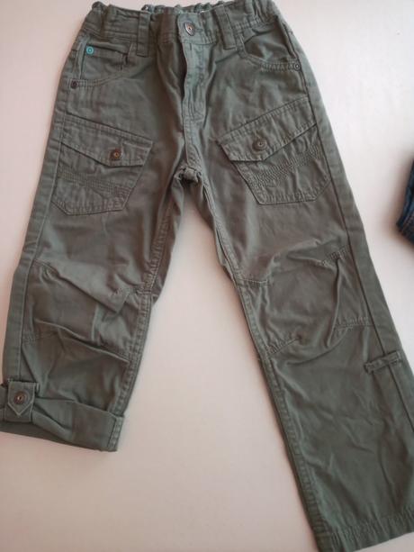 Vyhrňovacie nohavice, vertbaudet,110