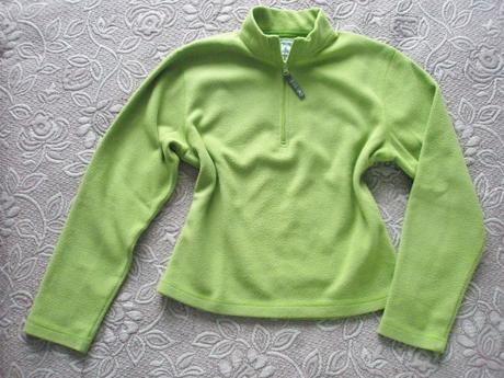 Zelená fleesová mikina zn. exiray, veľ. s, exiray,s