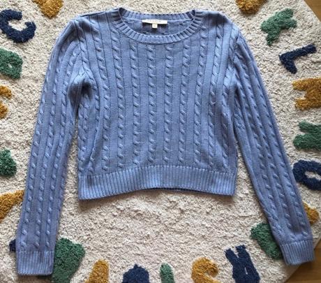 Modrý bavlnený sveter review m/38, review,38