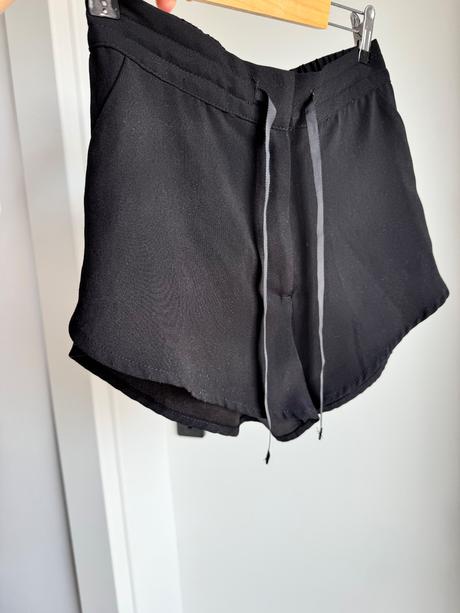 H&m letné kraťasy čierne, h&m,s