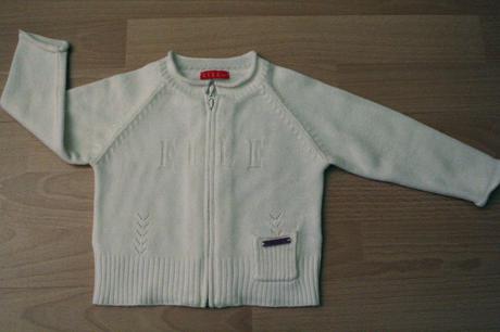 Elle svetrík, kvalitný na zips, ako nový, 9 m., 74