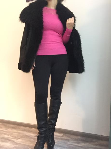 Alexander mq cyklamenovy top xs, xs