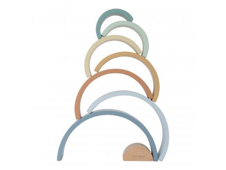 Little dutch skladačka drevená dúha forest friends,