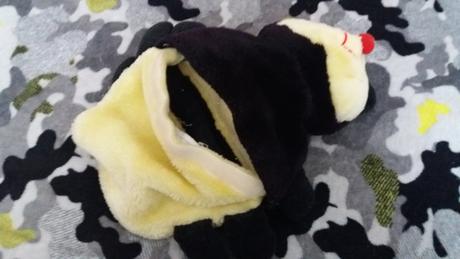 Plyšová včielka na termo fľašu, 