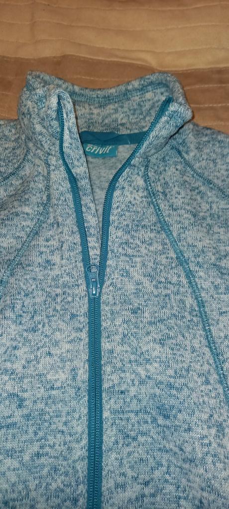 Modrá mikina pre 8-10 ročné, crivit,128