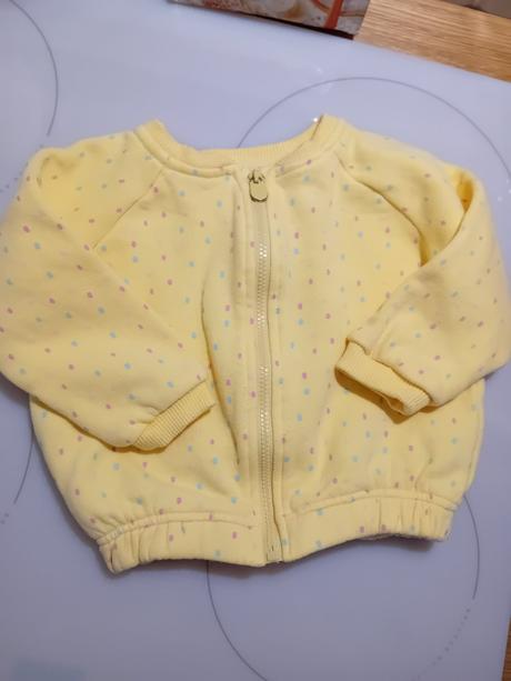 Žltá mikina pre dievčatko reserved, reserved,74