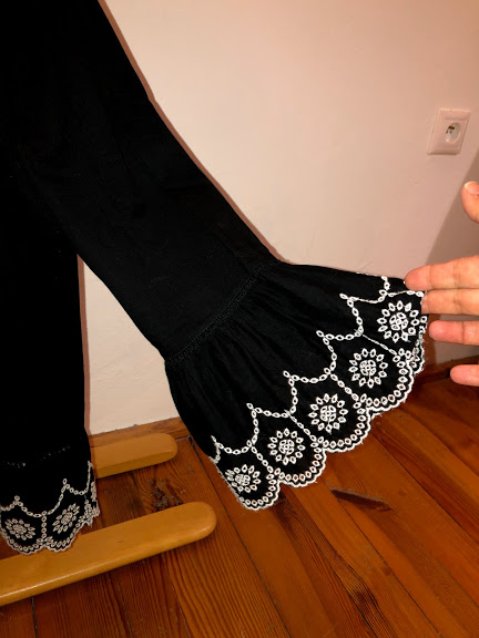 Bavlnená blúzka s madeirovou krajkou, gap,m