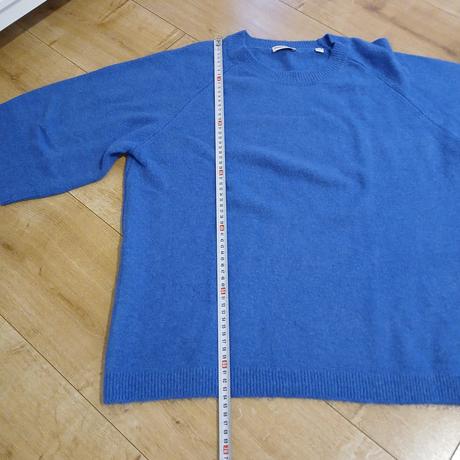 Modrý pulóver s krátkym rukávom, tchibo,46