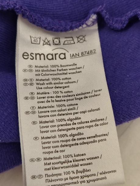 Dámsky fialový top, esmara, s, esmara,s