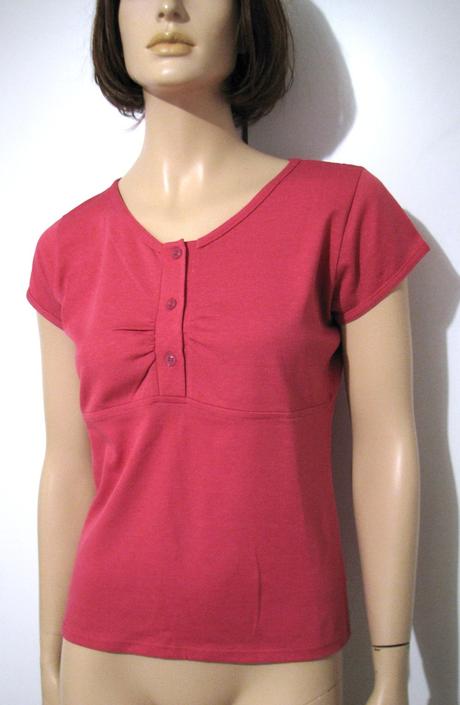Ružové tričko s gombíkmi, jitex,m