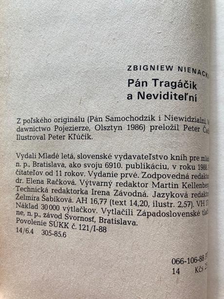 Pán tragáčik a neviditeľní zbigniew nienack (1988),
