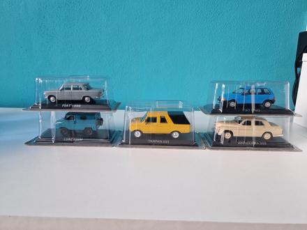 Modely deagostini autíčka mix, 