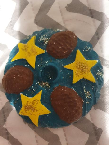 Vianočný svietnik - hand made - 7 cm, 